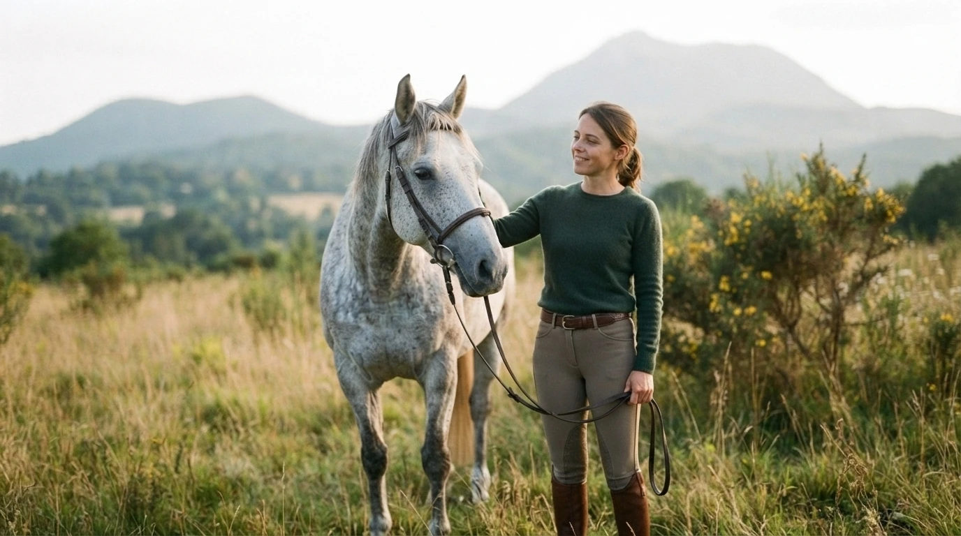 Cours d'équitation à Saint-Julien-de-Coppel, Puy-de-Dôme